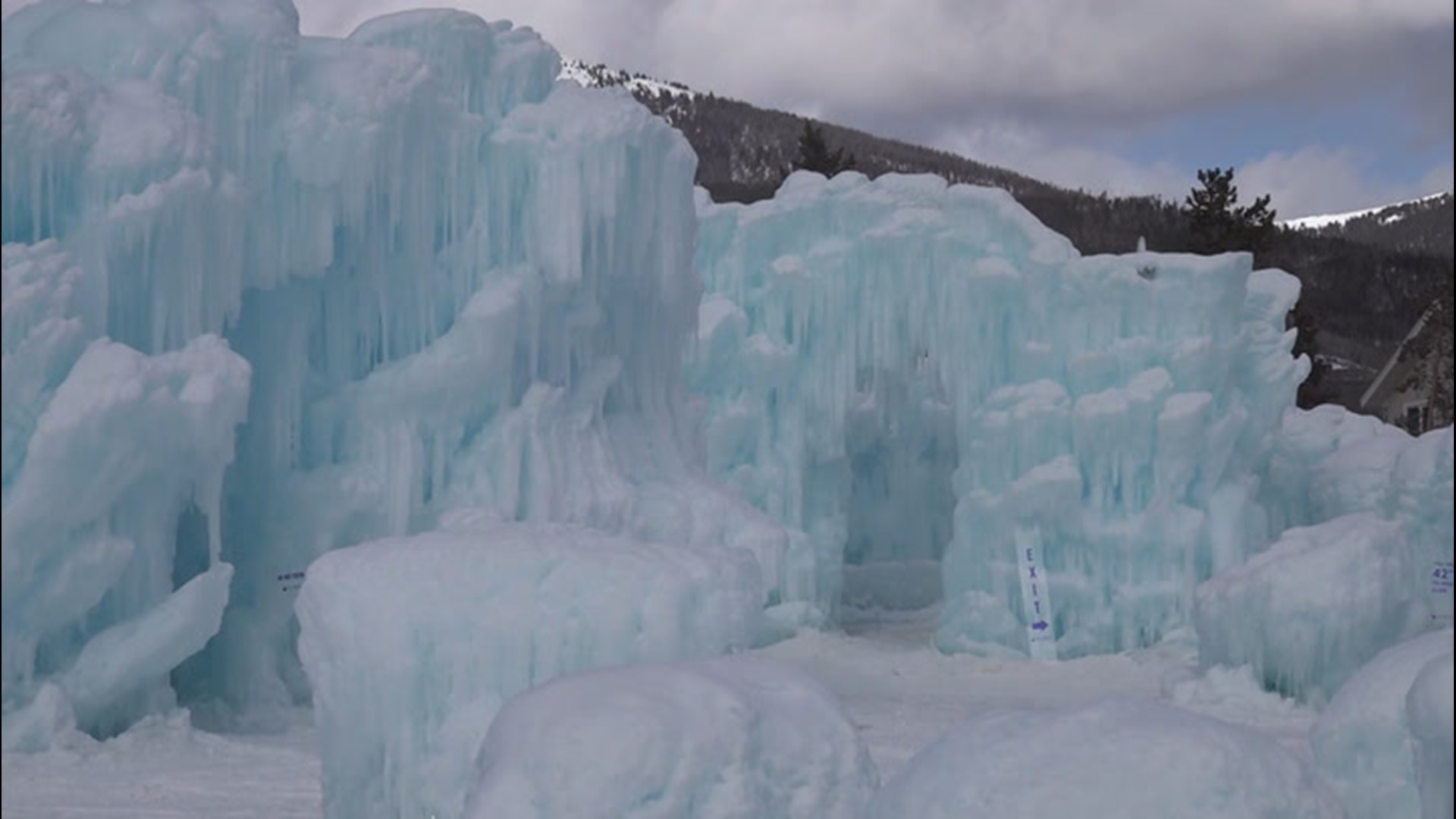 The castles in Dillon, CO are one of four locations these ice castles can be found across the country.