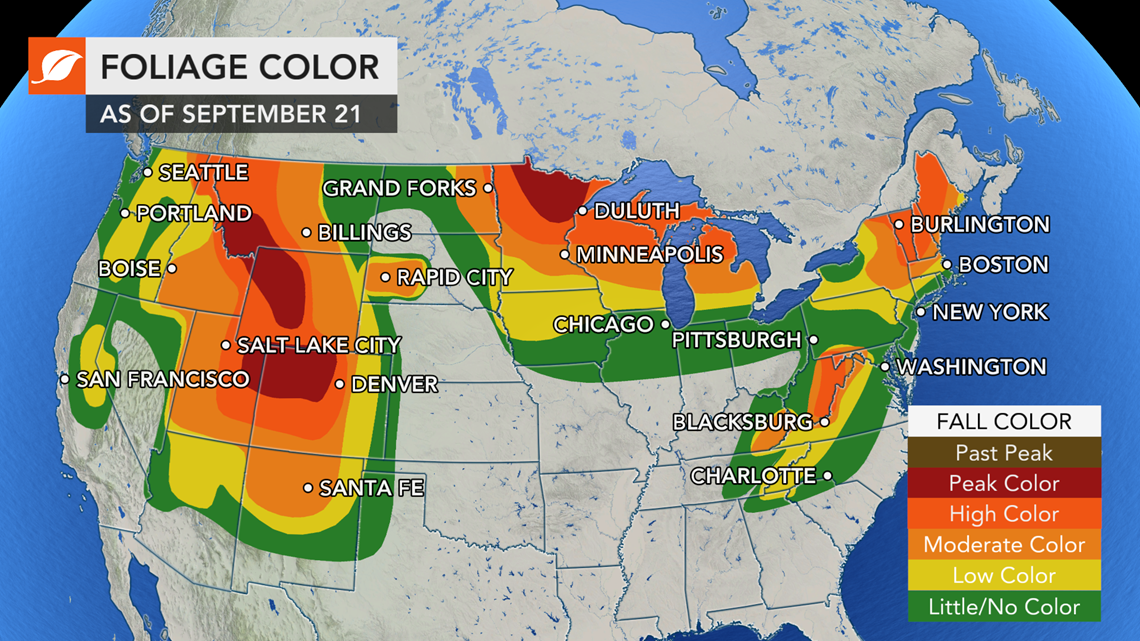 East Coast Foliage Map How To Enjoy Fall Colors In 2020 | Wfmynews2.Com