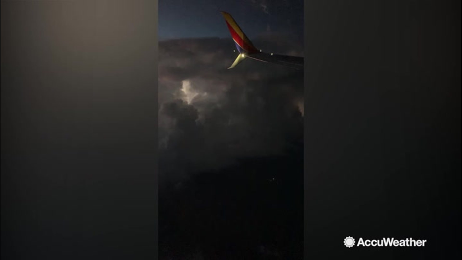 Take a look at this cool lightning storm caught by a passenger on an air flight over the Midwest on Aug. 15.