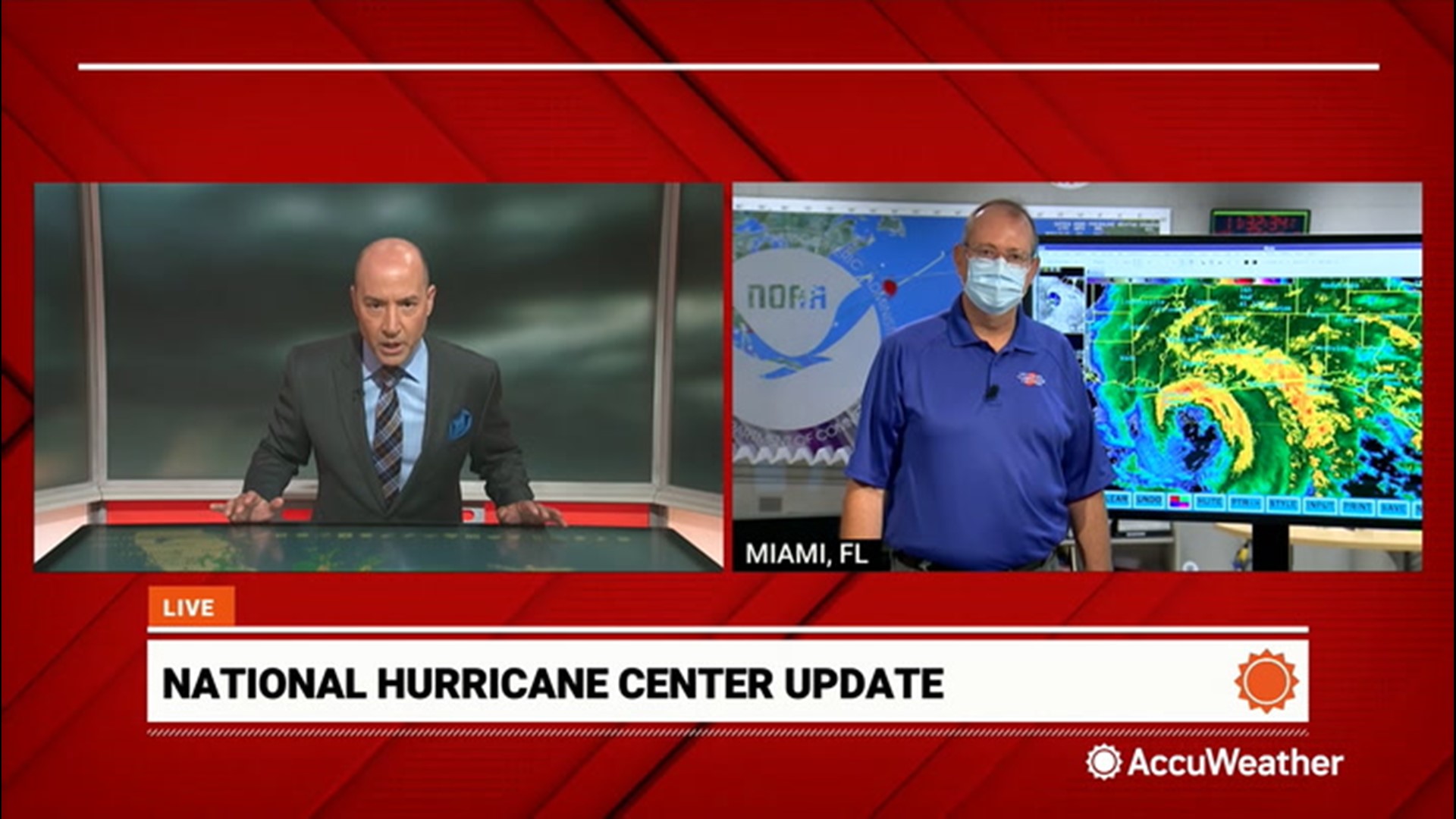 National Hurricane Center Director Ken Graham discussed Hurricane Sally's impacts on the AccuWeather Network on Sept. 16, as the storm brought storm surge and heavy rain to the Gulf Coast.