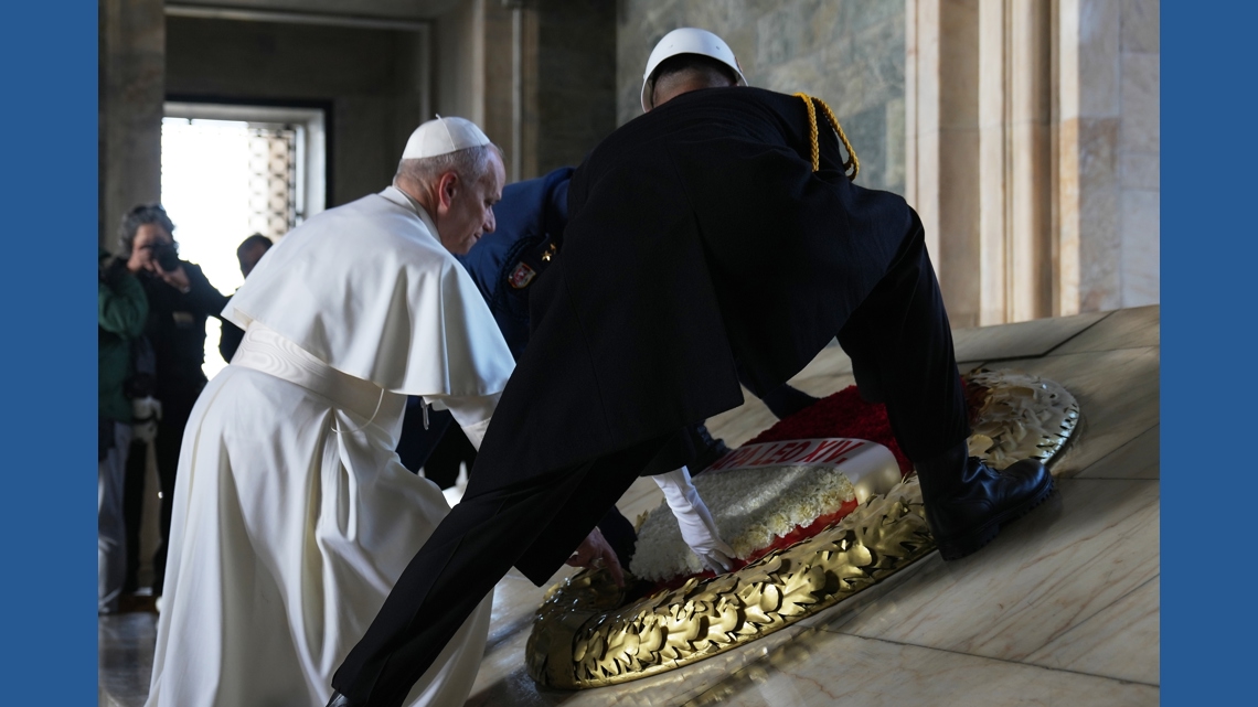 Pope Leo XIV encourages Turkey to be a force for peace on his first ...