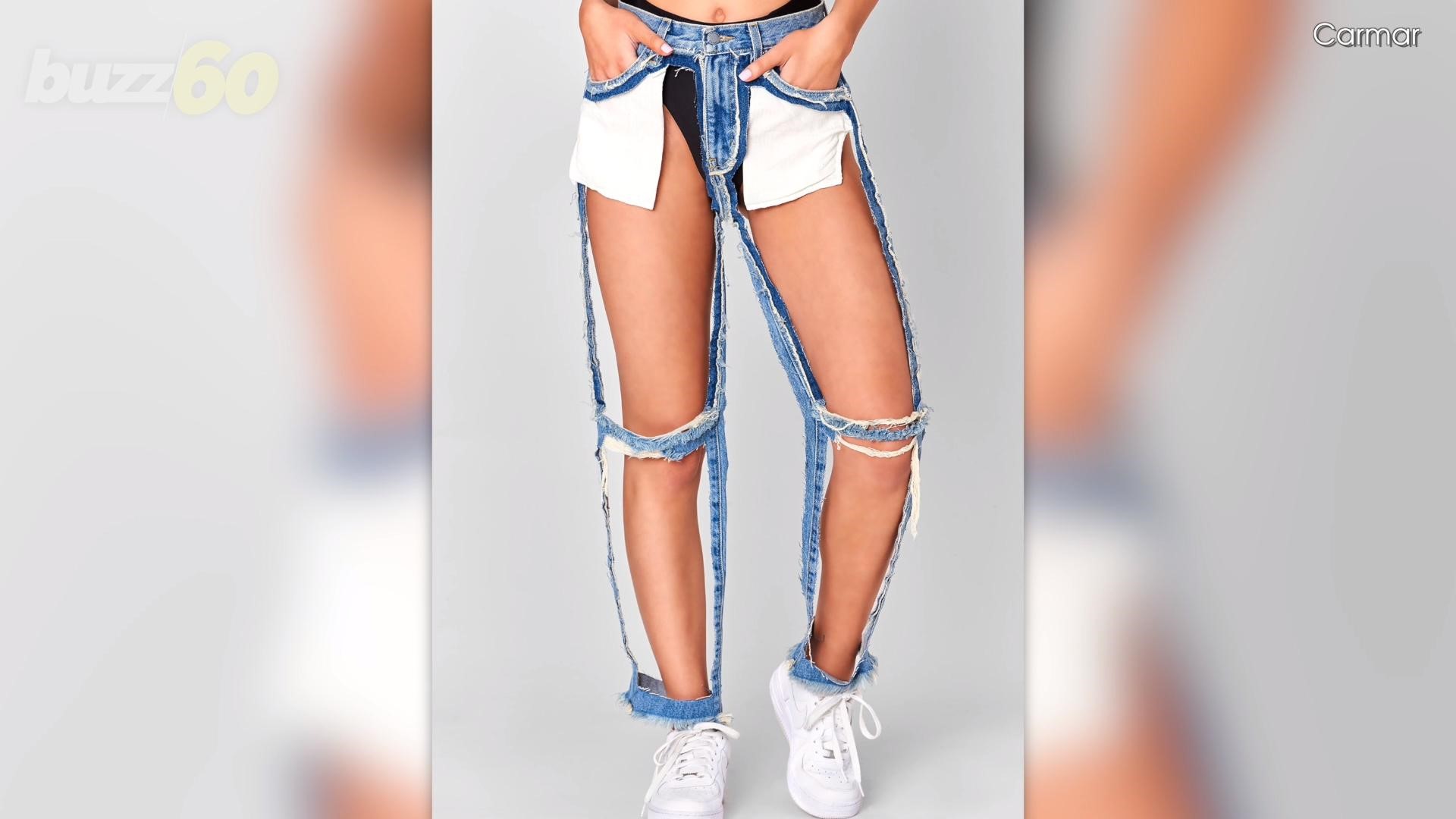 Extreme Cut Out' jeans for $168 spark 