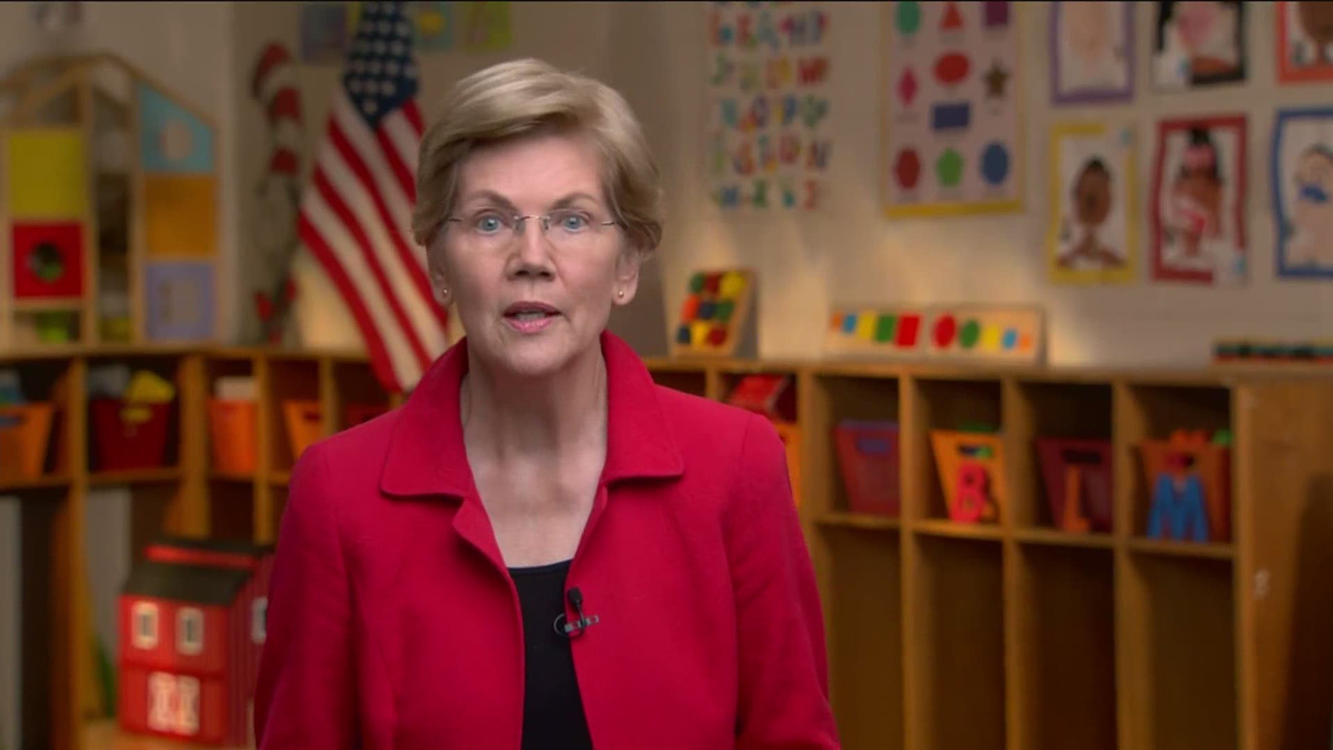 Sen. Elizabeth Warren talks about Joe Biden's plans for the economy at the Democratic National Convention.