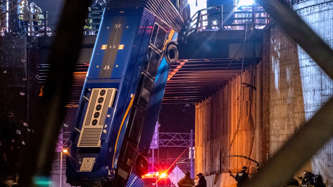 NYC bus driver suspended after plunging off bridge, refusing test - Vimarsana News