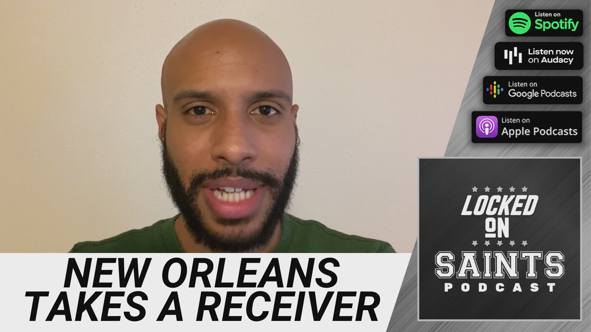 The host of the Locked On Saints podcast reacts to the team picking Kawaan Baker in the seventh round of the NFL Draft.