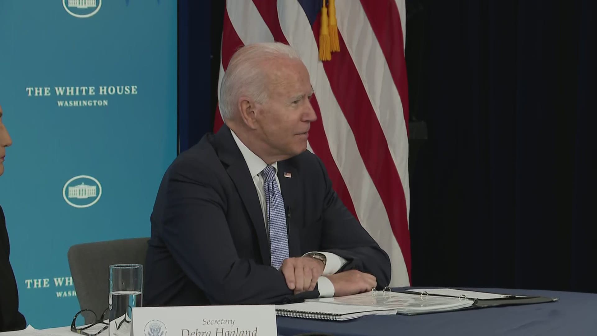 President Joe Biden discusses the devastating intersection of drought, heat, and wildfires in the Western United States.