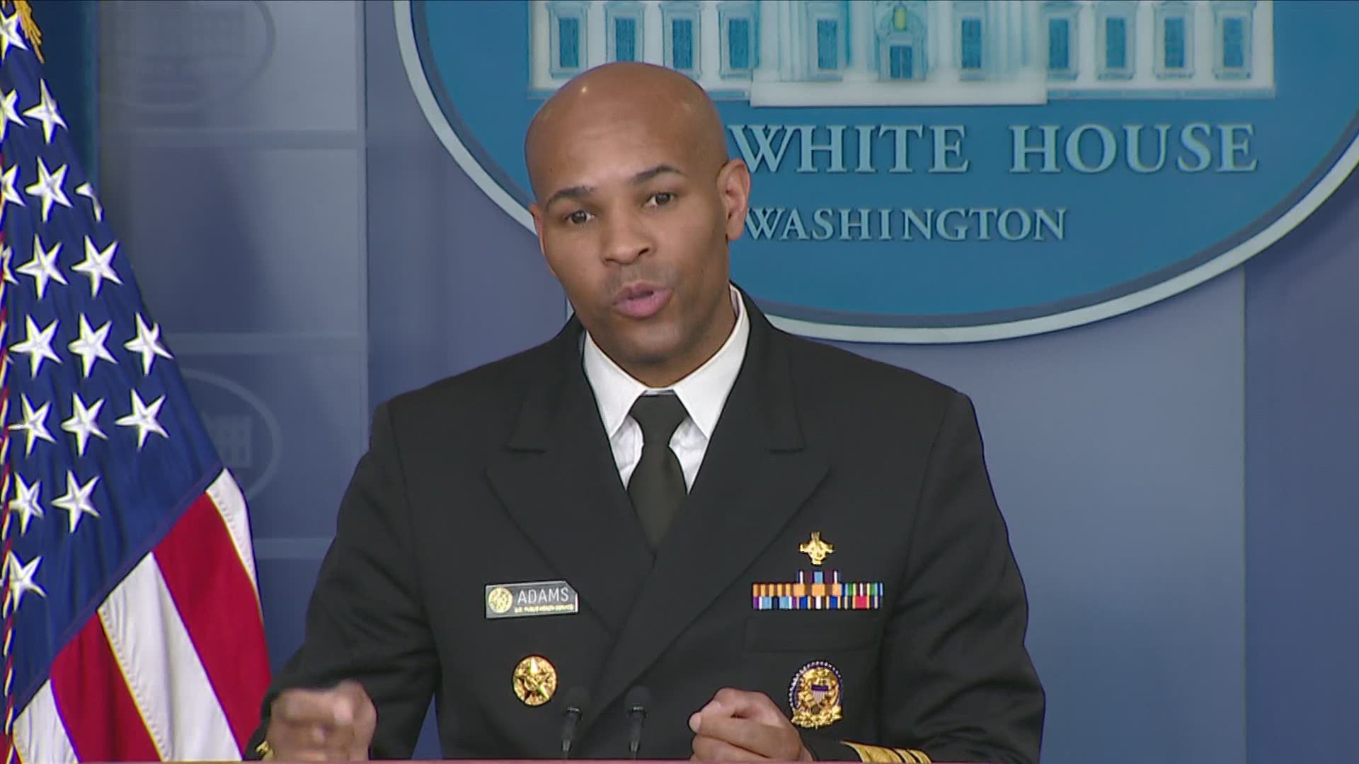 The Surgeon General discusses the changing recommendation on wearing masks.
