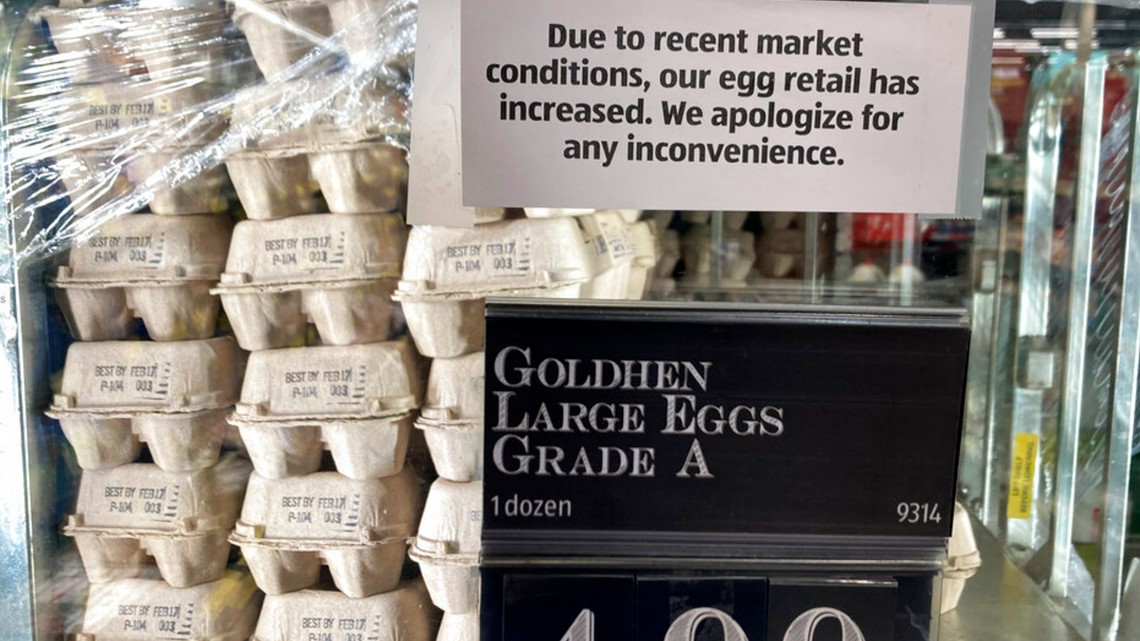 Egg prices double over last year | wfmynews2.com - Vimarsana News