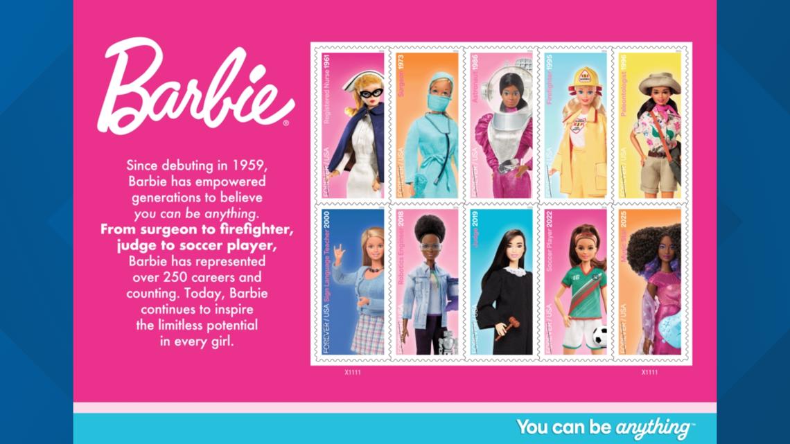 From dream house to post office: Barbie gets her own stamps
