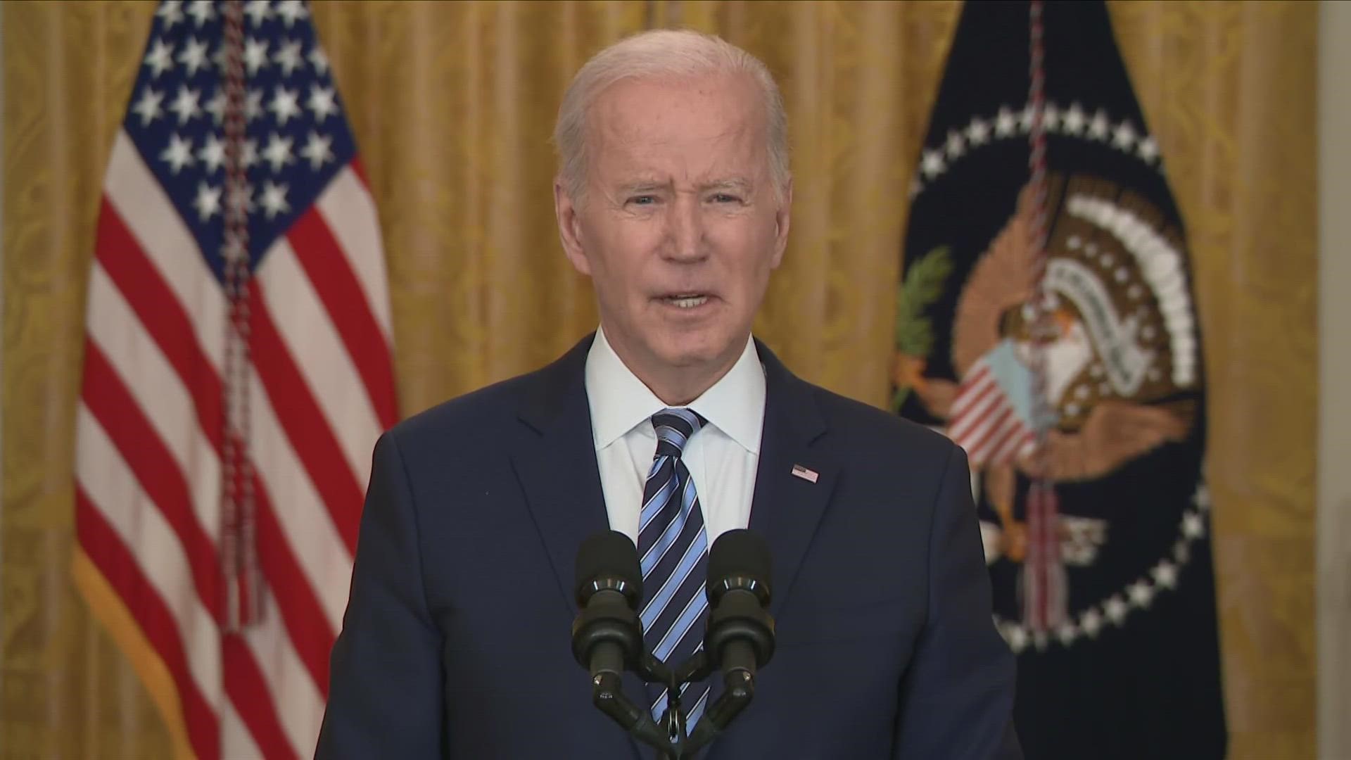Biden also said the US has been working with private sector companies for "months" to strengthen the company's defenses against potential cyberattacks.