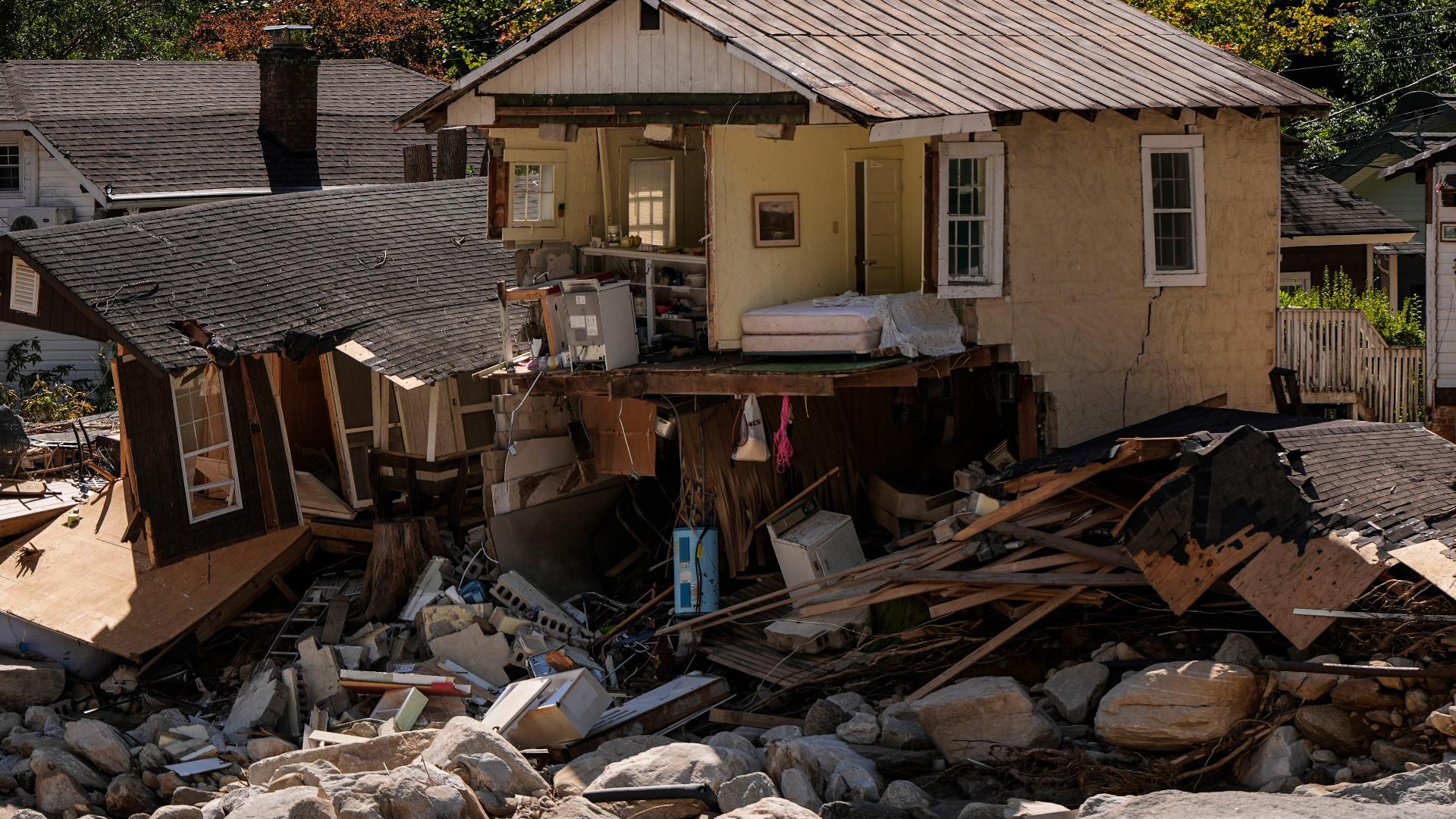 Many residents of the Carolinas who still lacked running water and phone service Wednesday made do for the moment and questioned how long their patience will last.