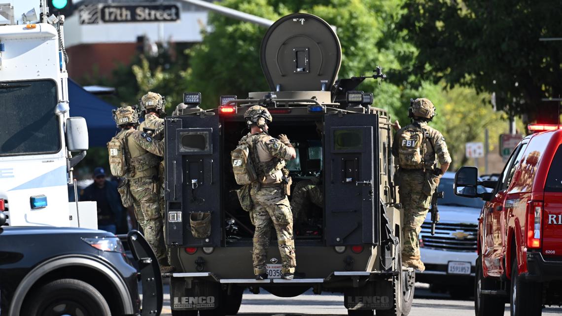 FBI personnel have fatally shot a man holding hostages in Bakersfield, California, police say