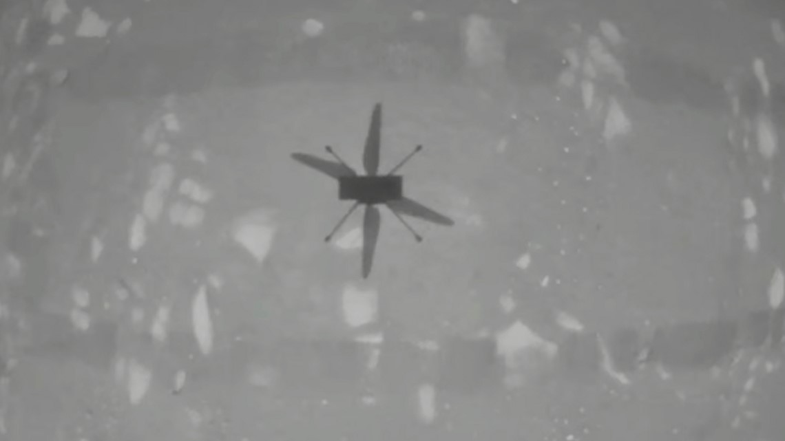 WATCH: NASA 1st helicopter flight on Mars a success - Vimarsana News