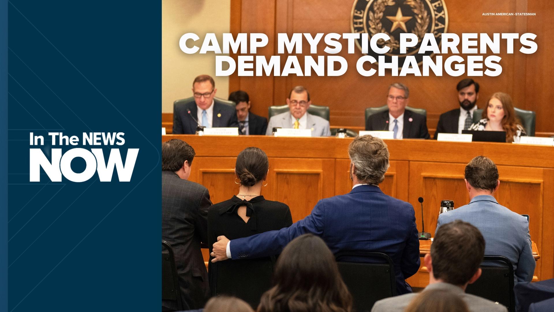 Parents of the 27 campers and counselors who died at Camp Mystic testified before Texas lawmakers, calling for changes to emergency response plans.