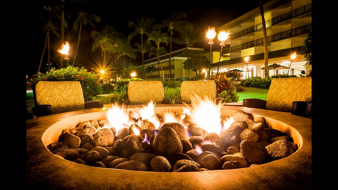 Cozy Fire Pits Lure Guests To Hotels Restaurants And Bars Many Hotels Campgrounds And Other Entertainment Spots Encourage Their Guests To Gather Around Cozy Fire Pits The Aqua Kauai Beach Resort In Hawaii
