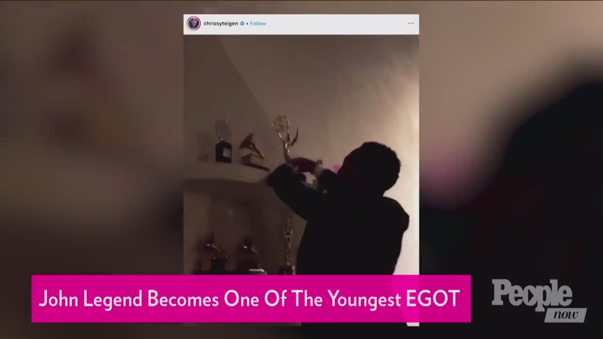 John Legend Chrissy Teigen React To His Status As First Black Man To Achieve Egot Status Wfmynews2 Com