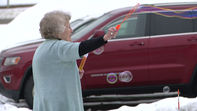 89-year-old woman finds joy in everything she does