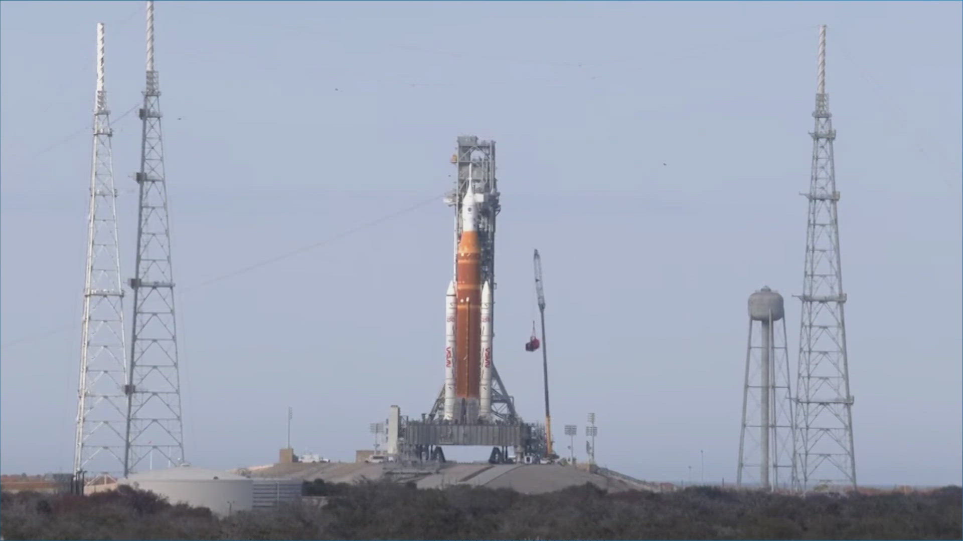 NASA moves Artemis II moon rocket off launch pad for more repairs ...