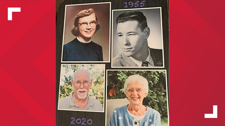 Love story for the ages: Couple rekindles romance 65 years after going to senior prom in 1955
