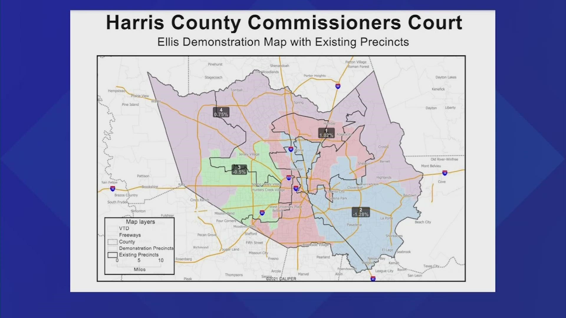 Harris County Judge Lina Hidalgo is asking for public input on redistricting maps after commissioners and the community give opposition to what has been proposed.