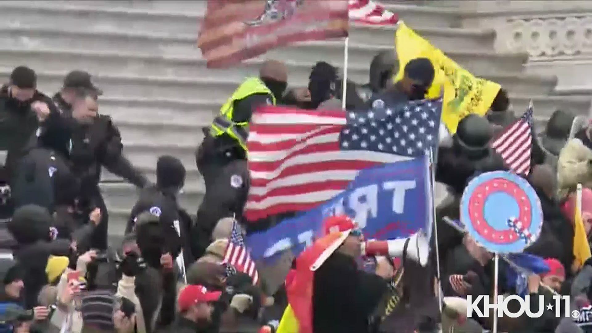Thousands of Trump supporters break through police barricades and storm U.S. Capitol. The building is now on lockdown.