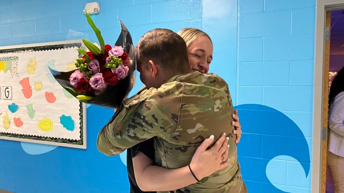 Soldier surprises Fulton teacher after deployment - Vimarsana News