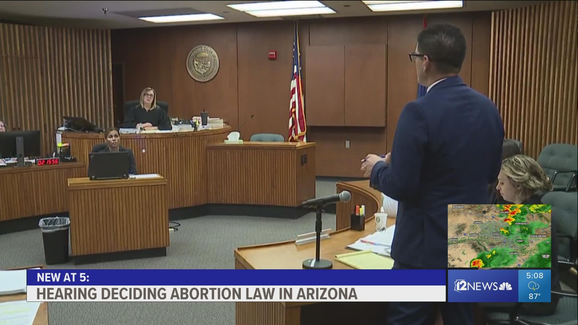 A Pima County judge heard arguments today on the future of Arizona's abortion laws now that the Supreme Court has overturned Roe v. Wade.