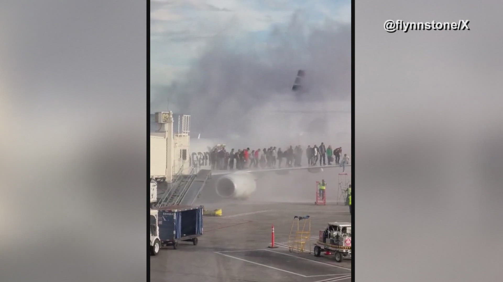 The airline said there was an "engine-related issue."