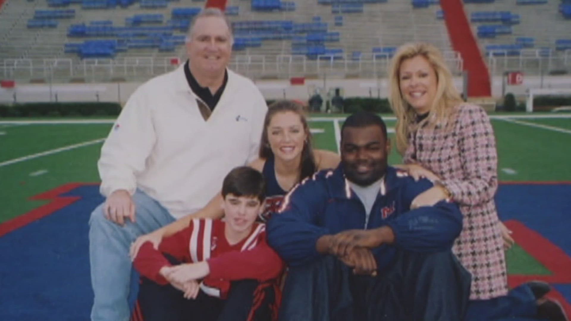 Big Number 74, First Round draft pick Michael Oher fills ou…