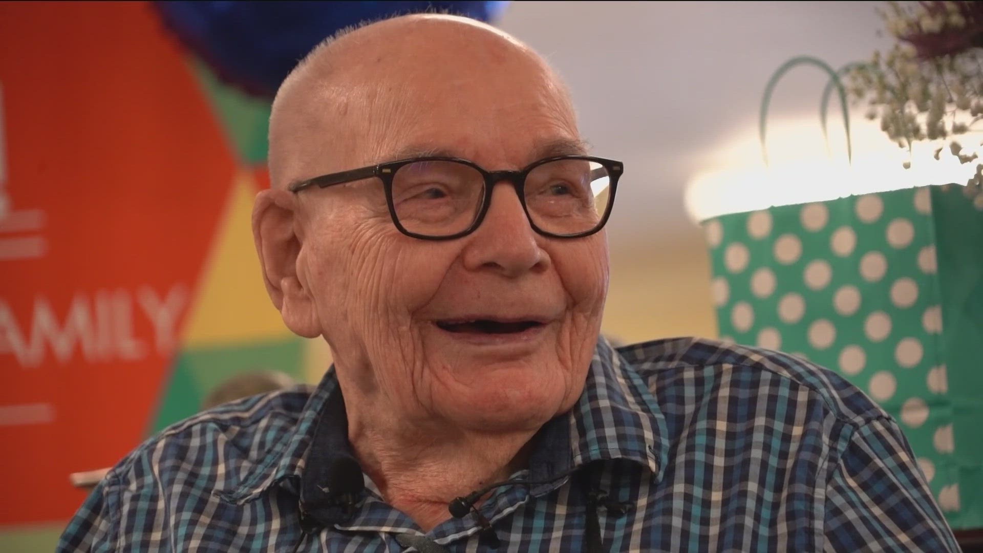 Karl Schlessinger celebrated his 106th birthday on Monday. He is a World War II veteran.