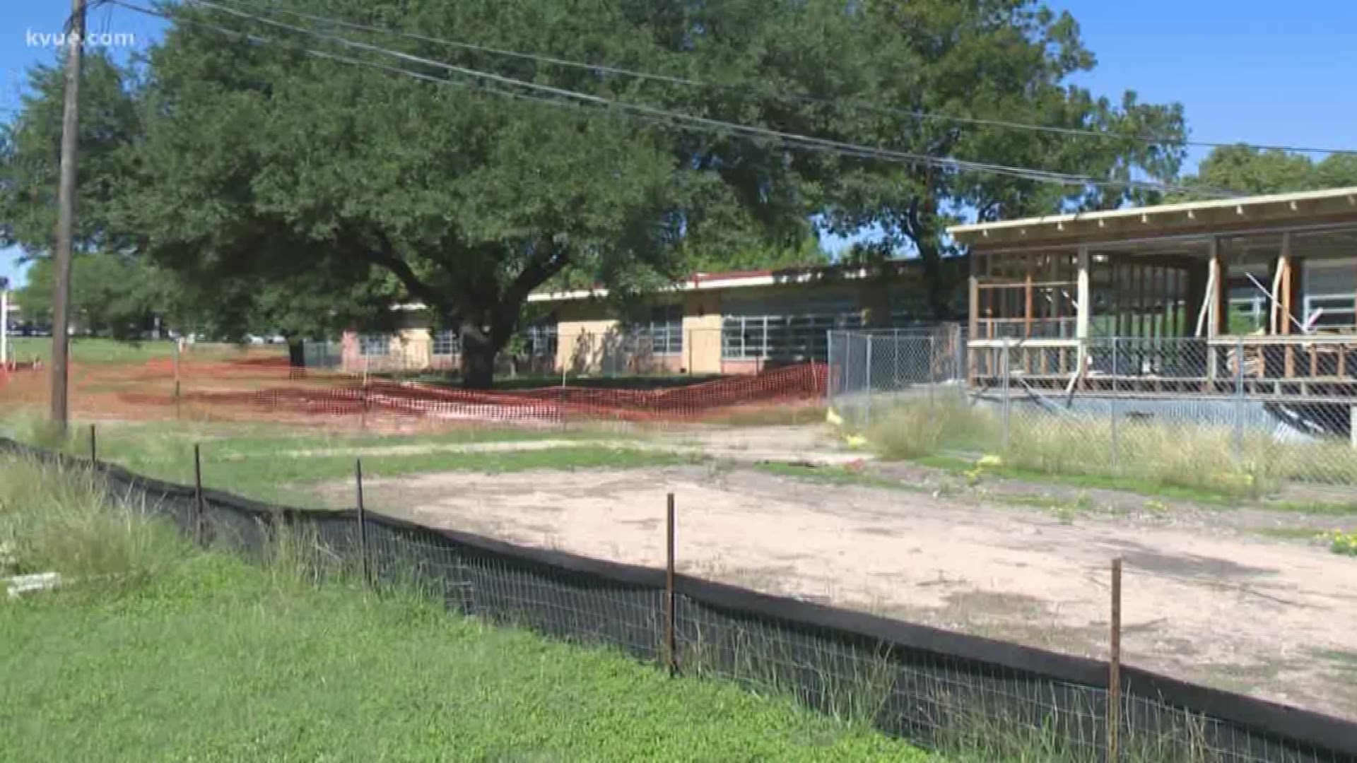 Demolition crews tomorrow are tearing down Austin ISD's T.A. Brown Elementary School. The building, deemed unsafe, was closed about a year ago and students have been relocated.