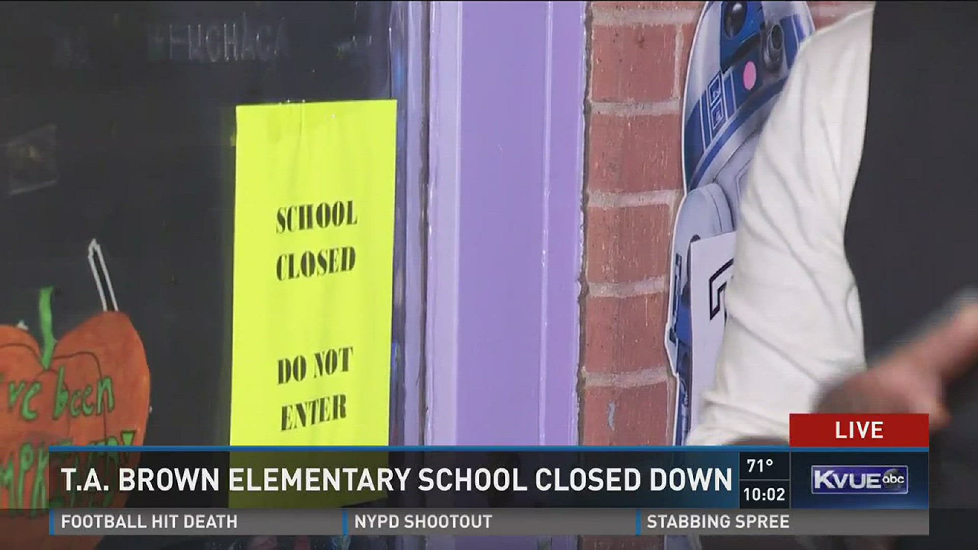 T.A. Brown Elementary School closed down