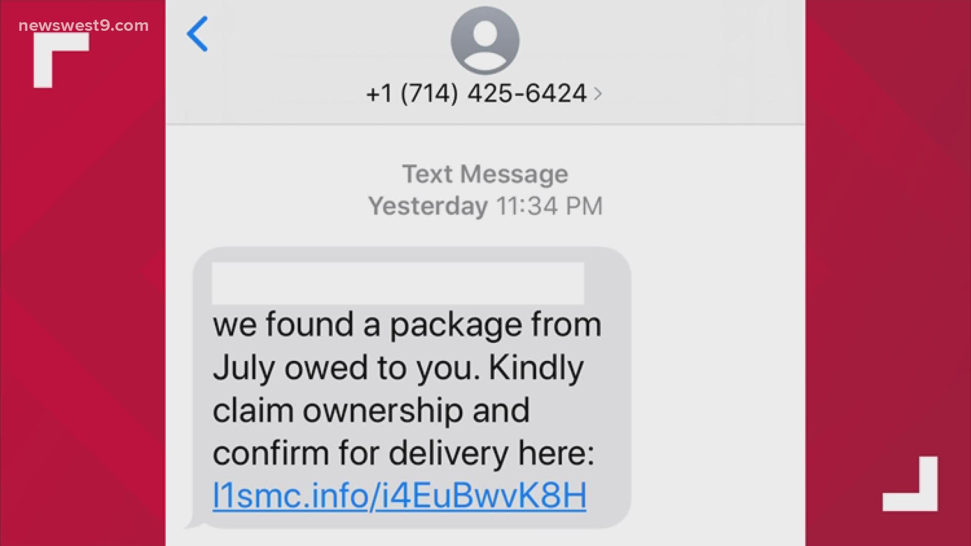 Midland County Sheriff's Office warns of scam involving text messages