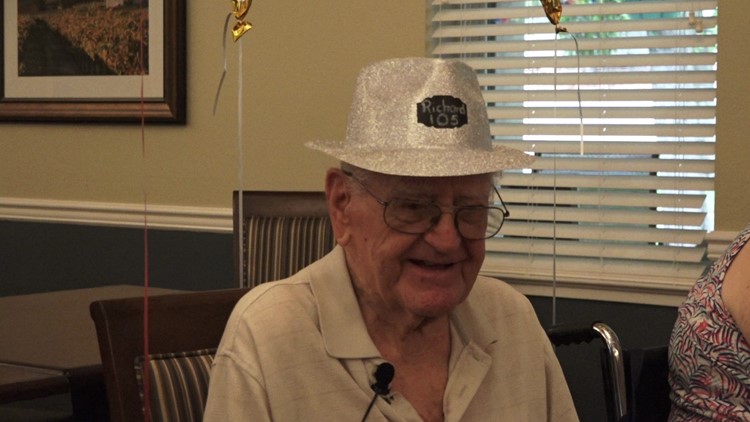 Veteran turns 105 years young