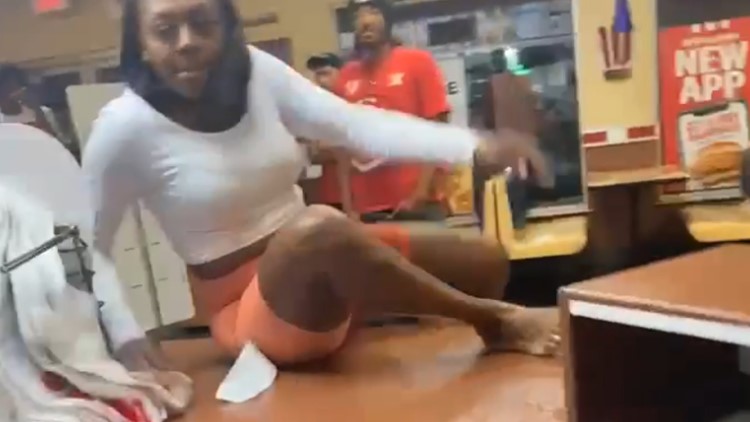 'It's not worth jumping over the counter in bare feet like this crazy chick' | Irate customer allegedly attacks workers at Patterson KFC