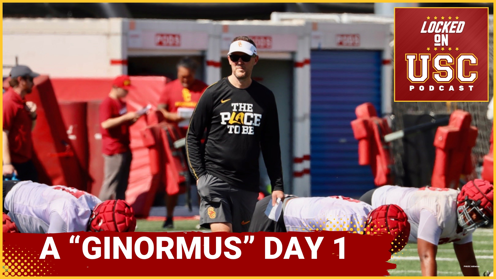 USC opened spring camp on Tuesday but that was only part of the day's big news. Before practice started there was some recruiting buzz when TomTom Topui showed up.