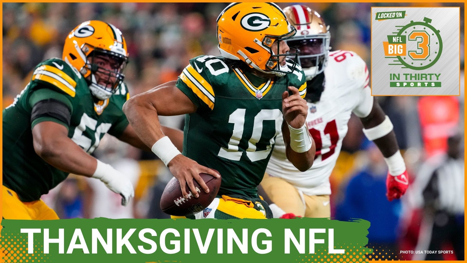 The Packers and Dolphins wrap up the day of Thanksgiving NFL football after the Bears play the Lions and the Giants and Cowboys meet in an NFC East matchup.