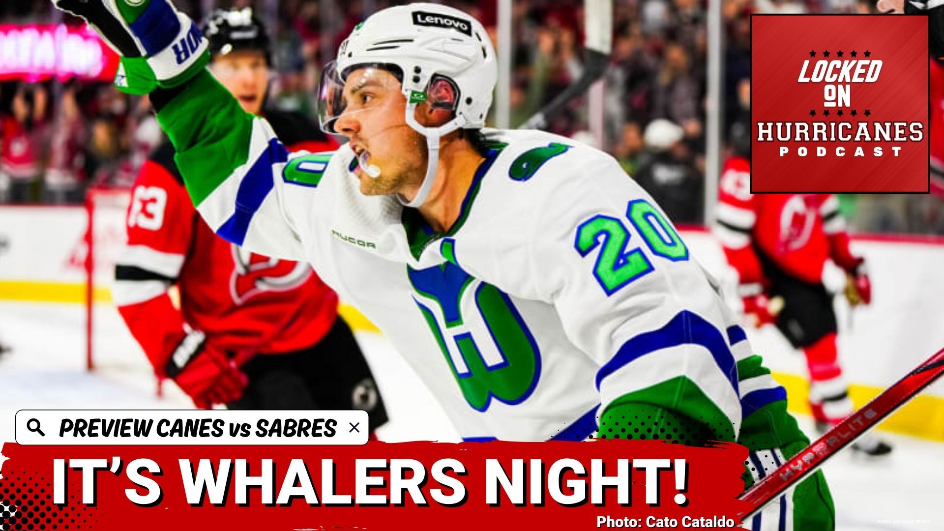 Carolina Hurricanes host the Buffalo Sabres for their annual Whalers Night. What are the keys to the game? Who are the players to watch?