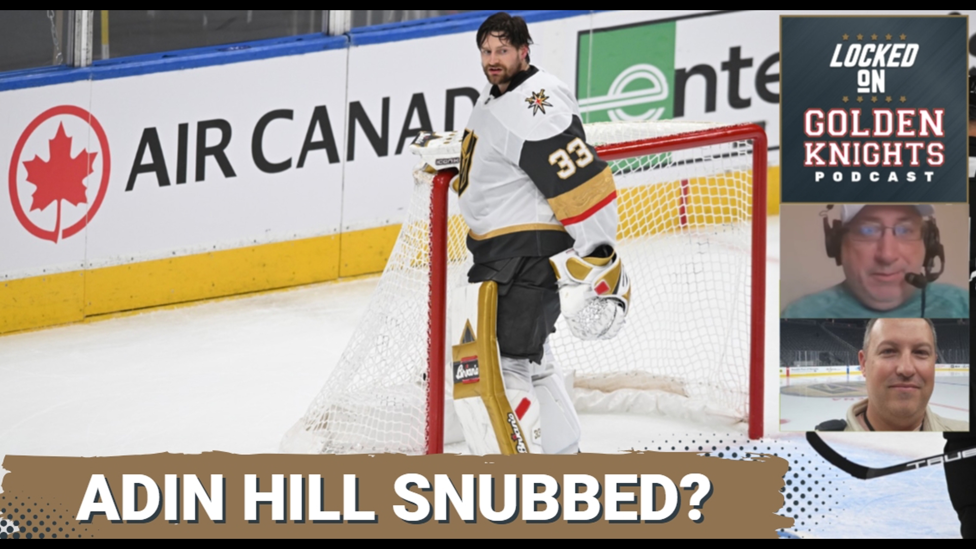 Did Vegas Golden Knights goalie Adin Hill get snubbed by being left off the NHL's top-10 goalie list?
