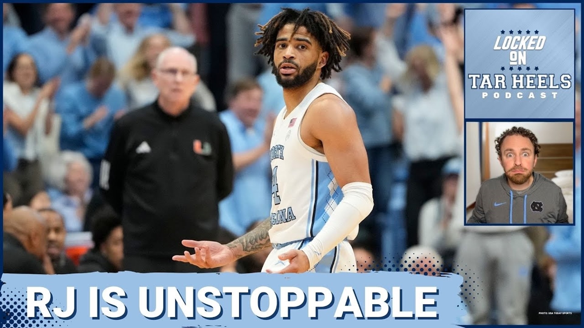 RJ Davis unleashed a historic performance on Monday night inside the Smith Center, the highest scoring individual game by a player ever in the Smith Center.