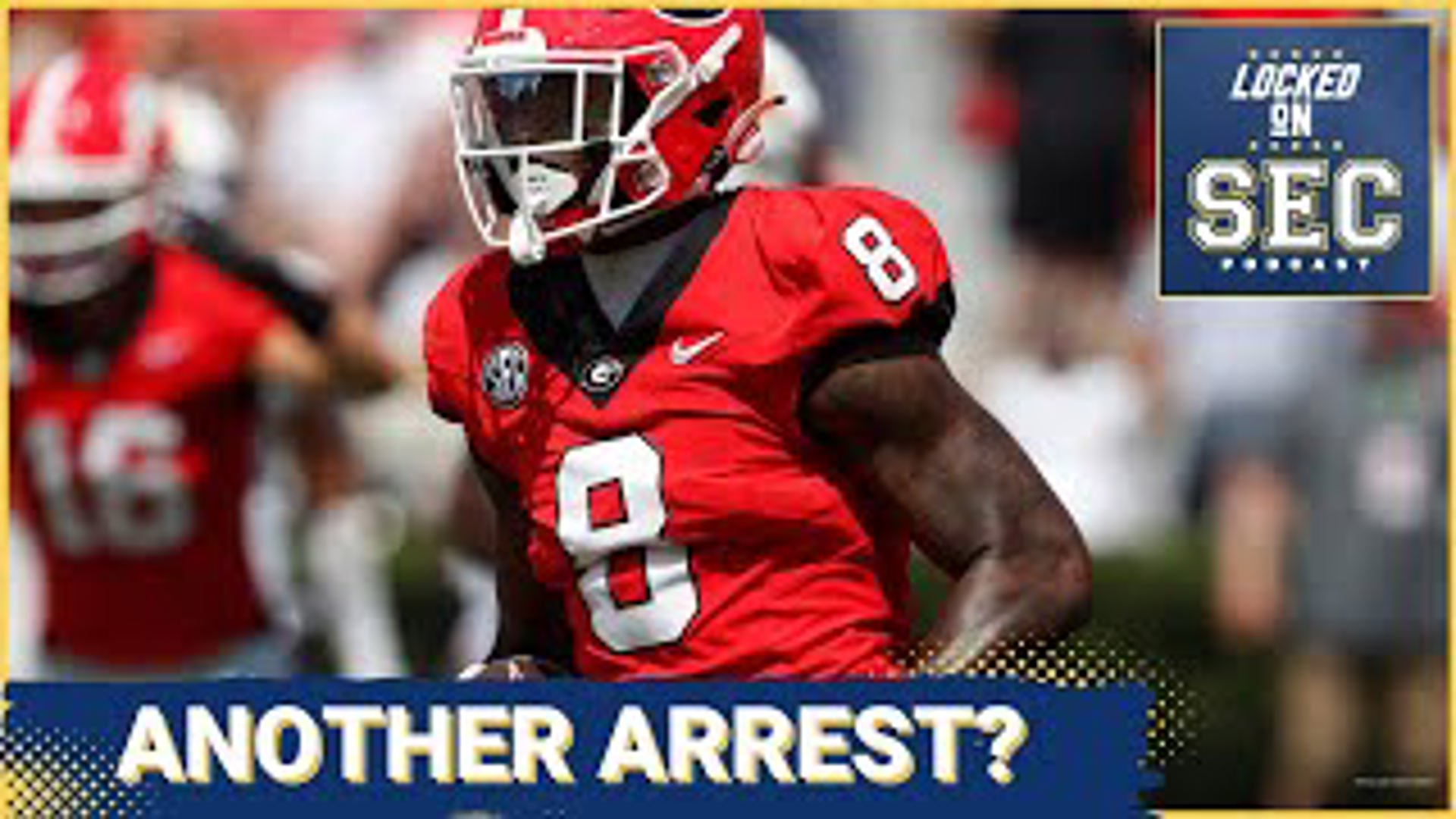 On today's show, the Georgia Bulldogs face another setback as wide receiver Colbie Young is arrested, marking the seventh player incident this year.