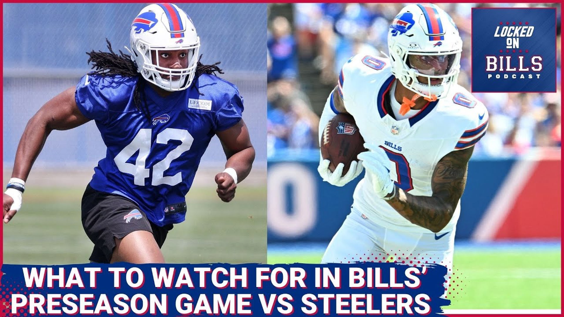 Dorian Williams, Keon Coleman among key players to watch in Buffalo Bills preseason game vs Steelers