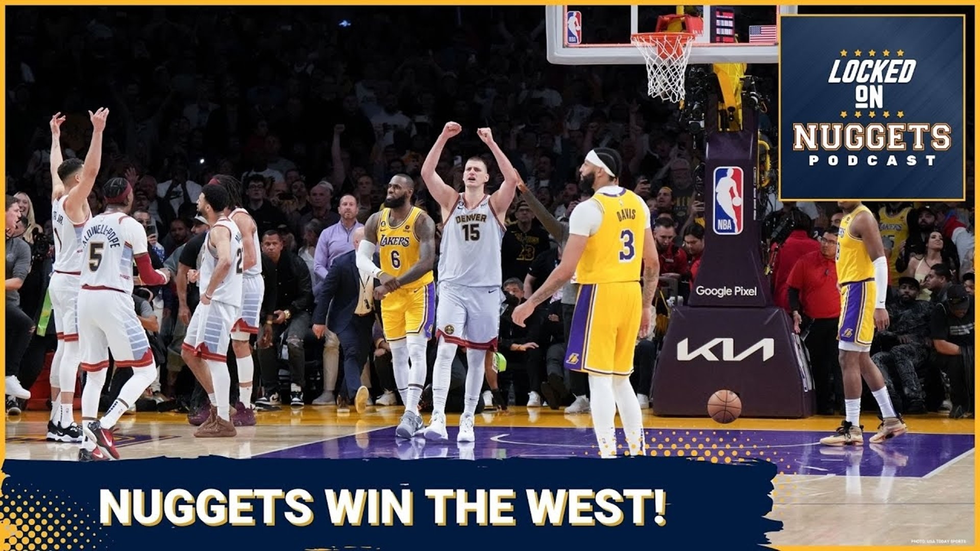 Your Denver Nuggets are Western Conference Champions! The Nuggets sweep the Lakers 4-0 in the WCF behind another marvelous triple double from Nikola Jokic.