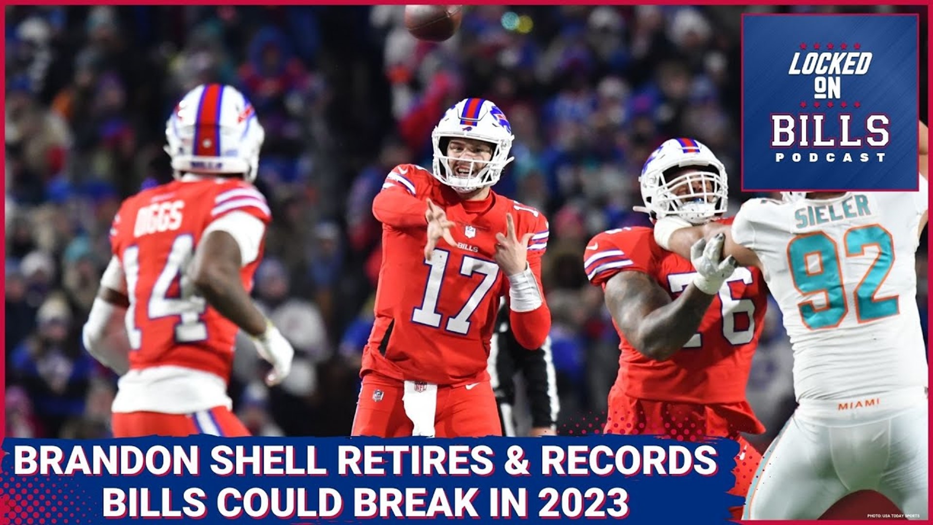 What franchise records could Buffalo Bills break in 2023? Brandon Shell  reportedly set to retire