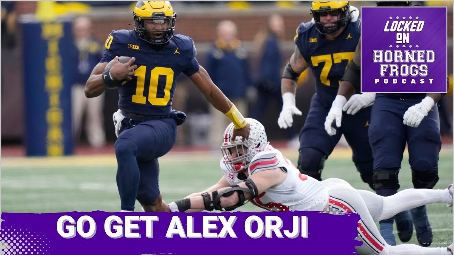 TCU should pursue QB Alex Orji in the transfer portal to improve their run game, and have more variety within the offense.