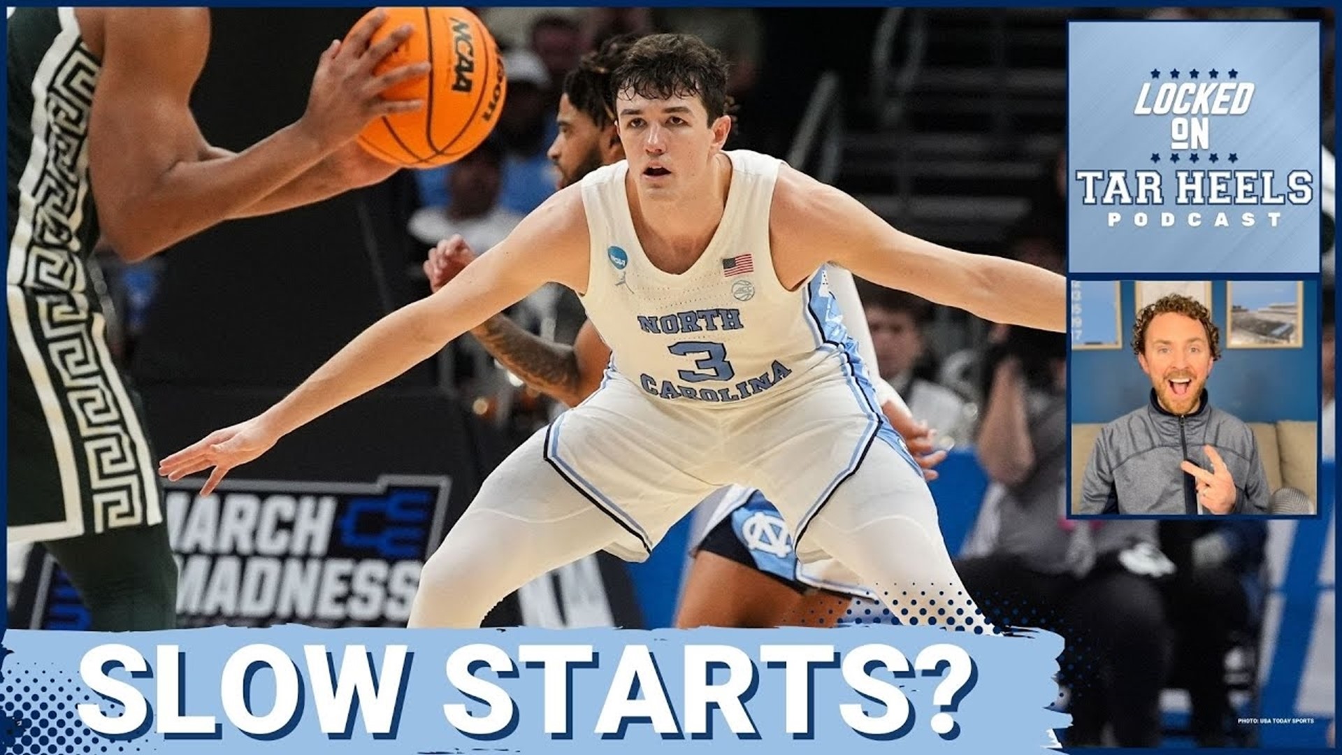 North Carolina has been struggling with some sluggish starts in the 2023-24 postseason (3 ACC Tournament games, 2 NCAA Tournament games).