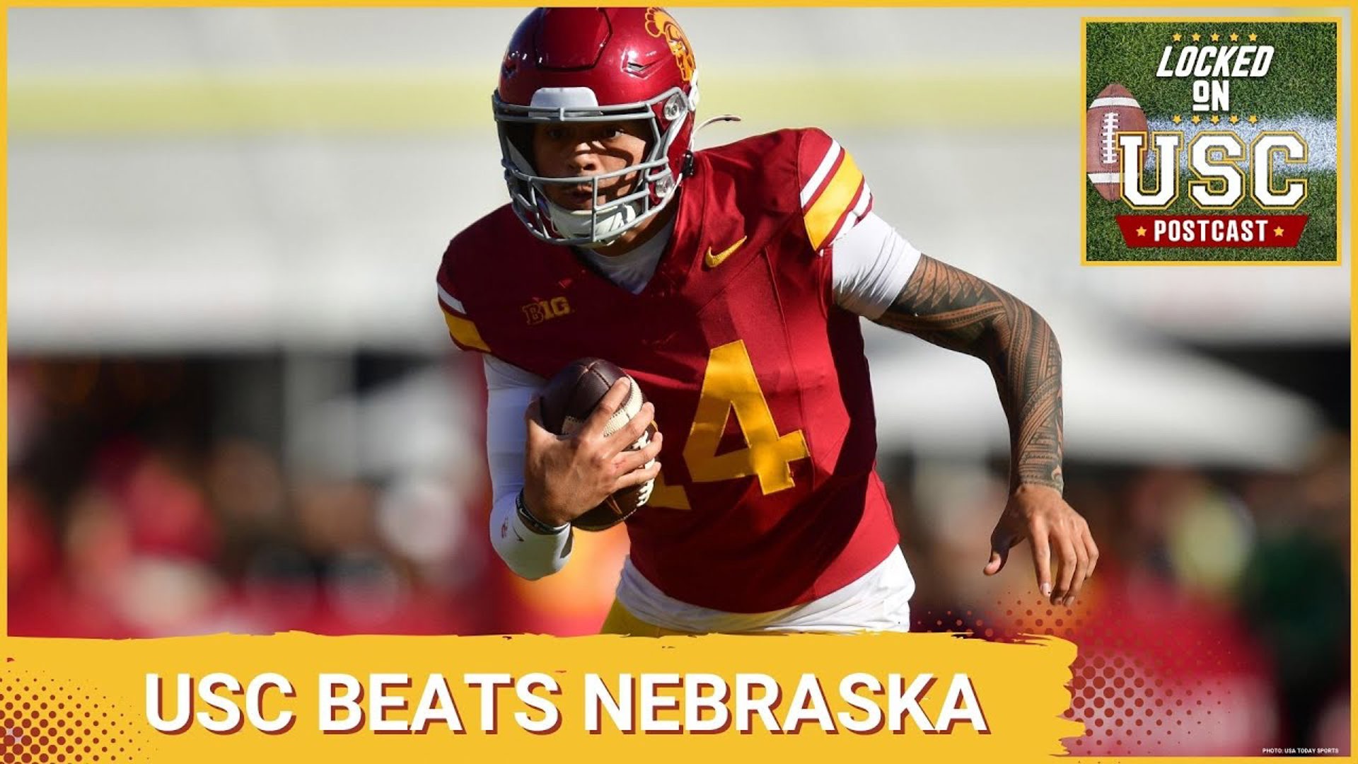 USC Trojans win a weird on on homecoming over Nebraska 28-20 for their 5th win of the season.