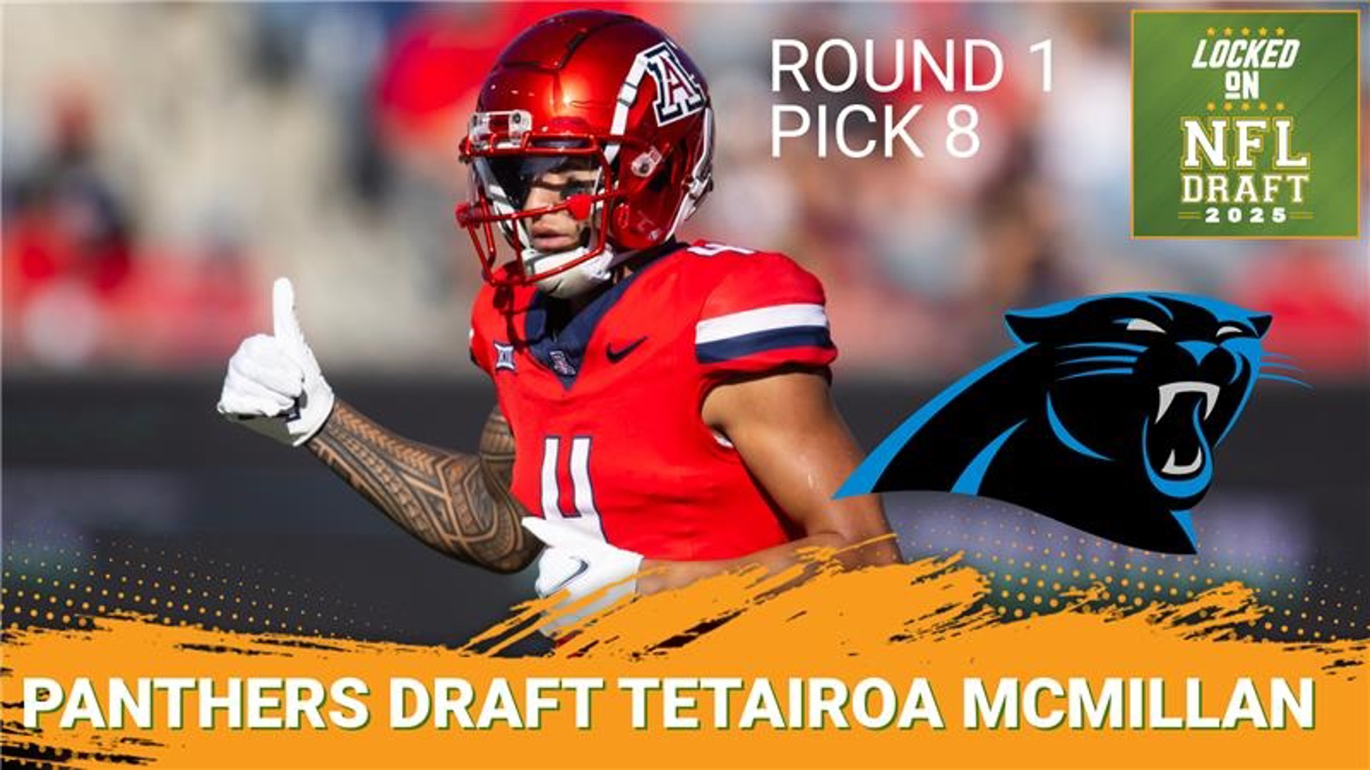After the Panthers took Tetairoa McMillan No. 8 overall in the 2025 NFL Draft, Locked On Panthers breaks down the pick. #tetairoamcmillan #carolinapanthers #nfldraft