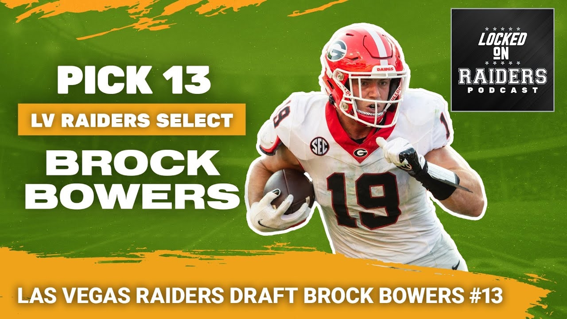 Las Vegas Raiders Pick Brock Bowers 2024 NFL Draft Pick