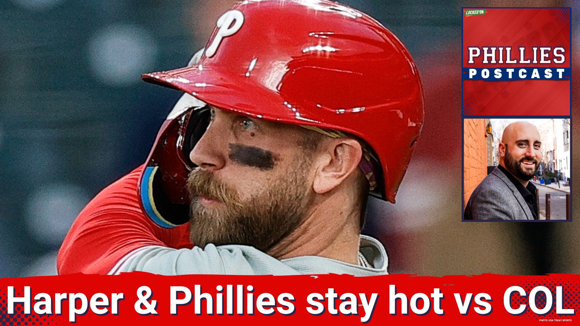 Bryce Harper and Jesus Luzardo lead the Phillies to 5th-Straight win, beating the Rockies, 7-4.
